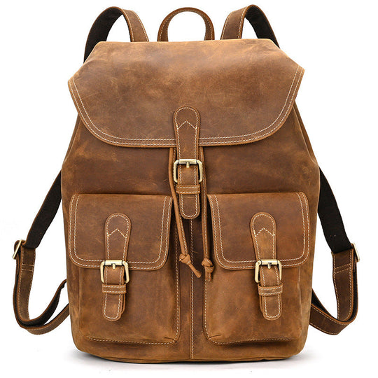 Wynn | Vintage Leather Satchel Backpack