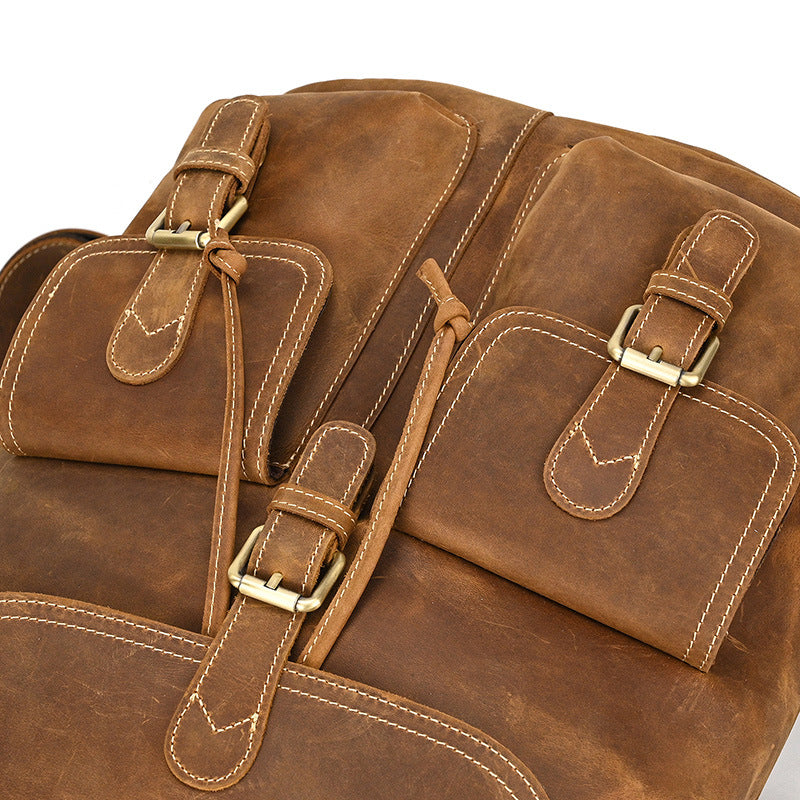 Wynn | Vintage Leather Satchel Backpack