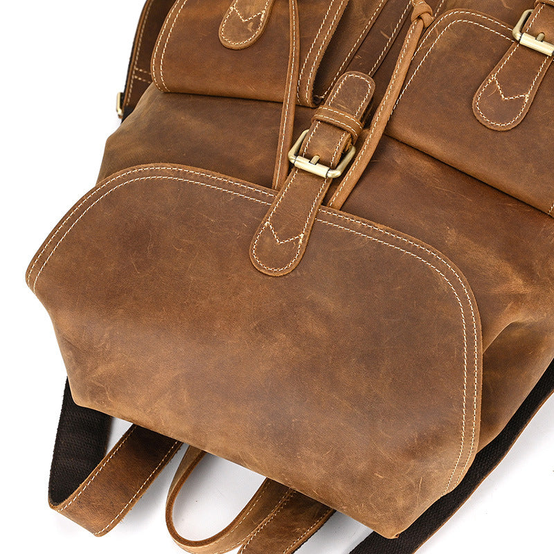 Wynn | Vintage Leather Satchel Backpack