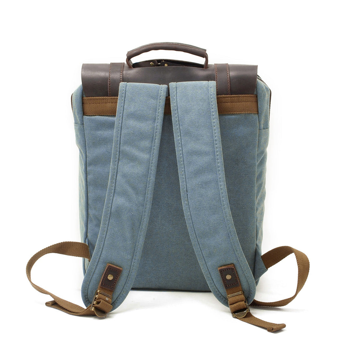 Fenric | Vintage Canvas and Leather Backpack