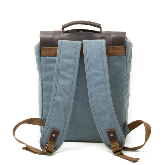 Fenric | Vintage Canvas and Leather Backpack