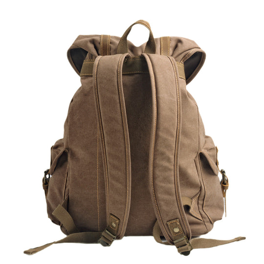 Montis | Vintage Canvas Leather Backpack