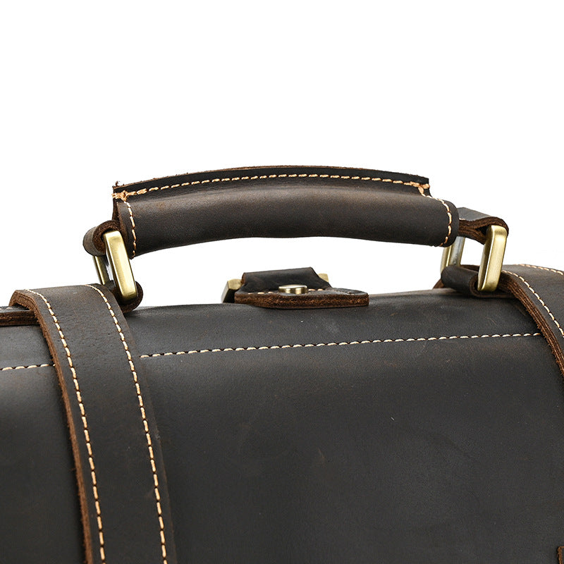 Eris | Vintage Leather Backpack with Removable Straps