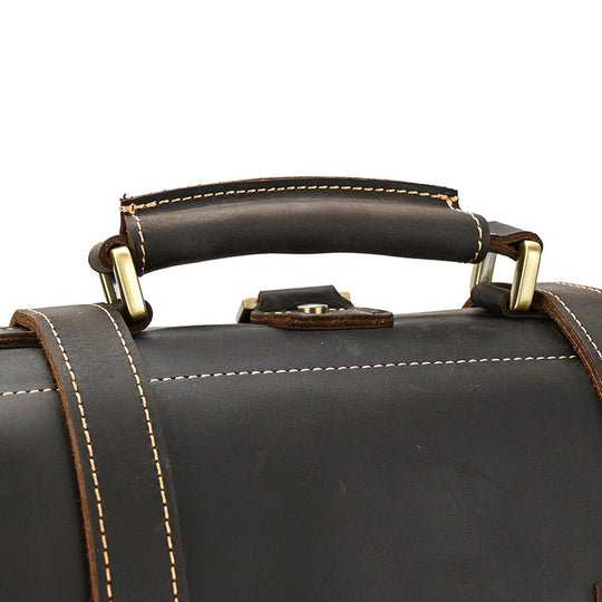Eris | Vintage Leather Backpack with Removable Straps