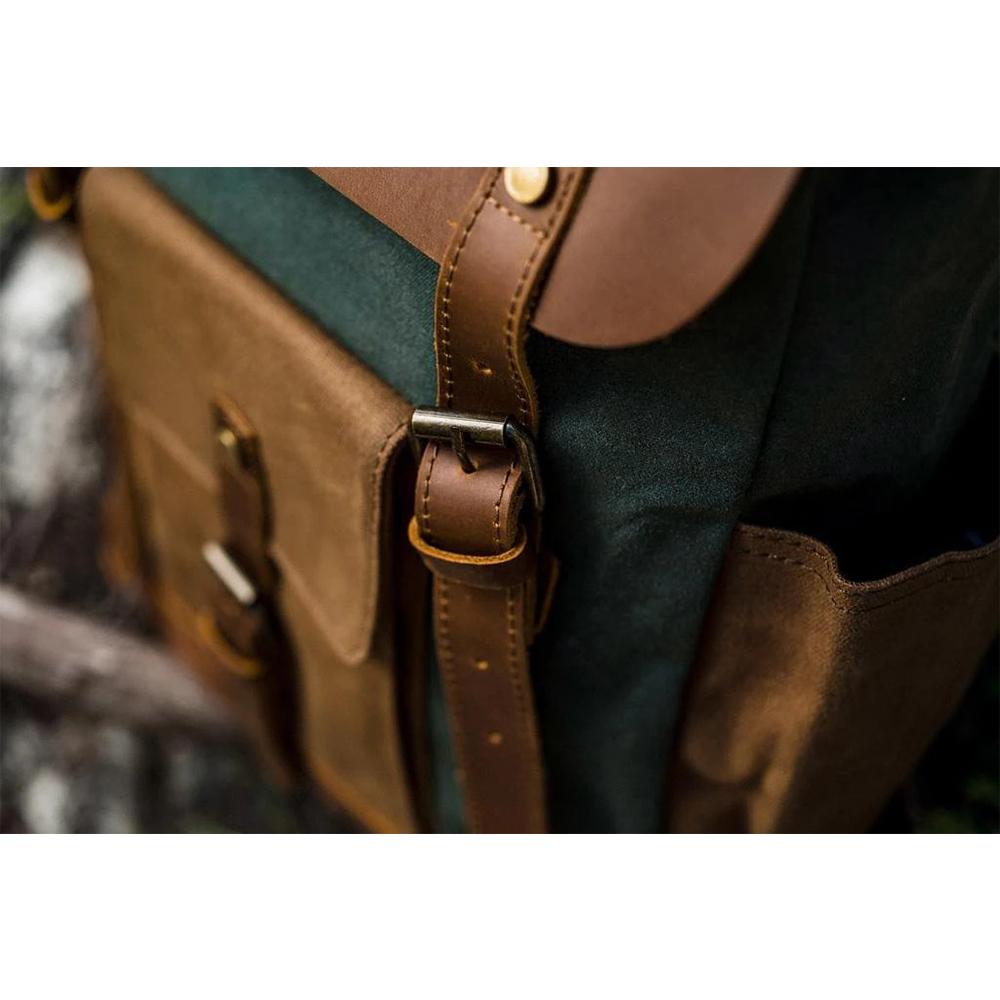 Maven | Vintage Canvas Leather Backpack