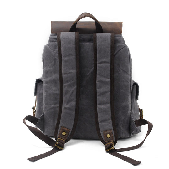 Arven | Vintage Waxed Canvas and Leather Hiking Backpack