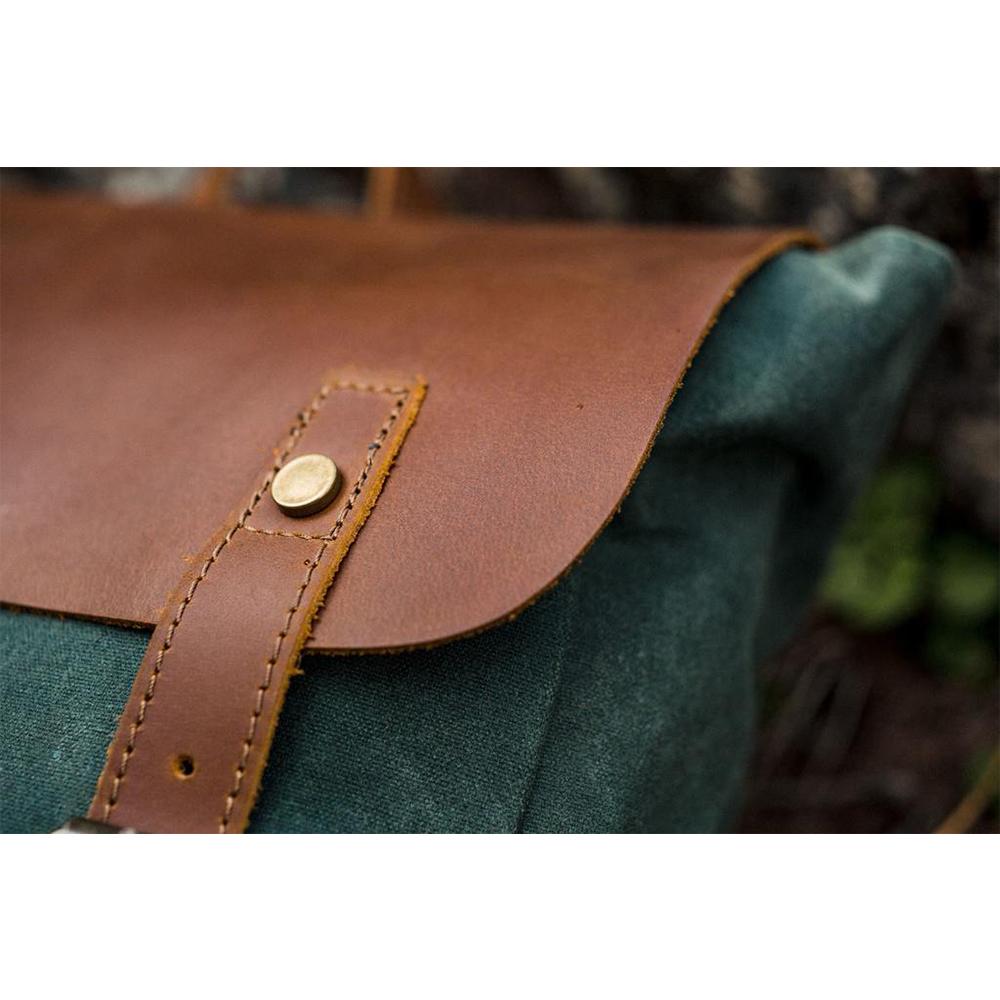 Maven | Vintage Canvas Leather Backpack