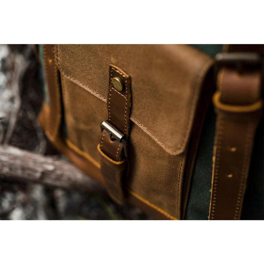 Maven | Vintage Canvas Leather Backpack