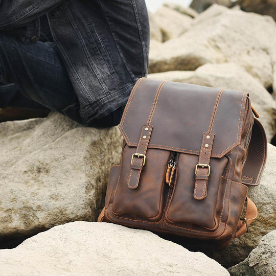 Elan | Vintage Leather Backpack