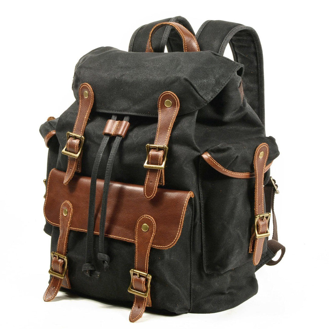 Everest | Vintage Canvas Leather Backpack