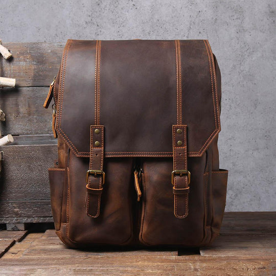 Elan | Vintage Leather Backpack