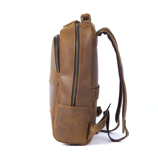 Callen | Elegant Leather Laptop Backpack
