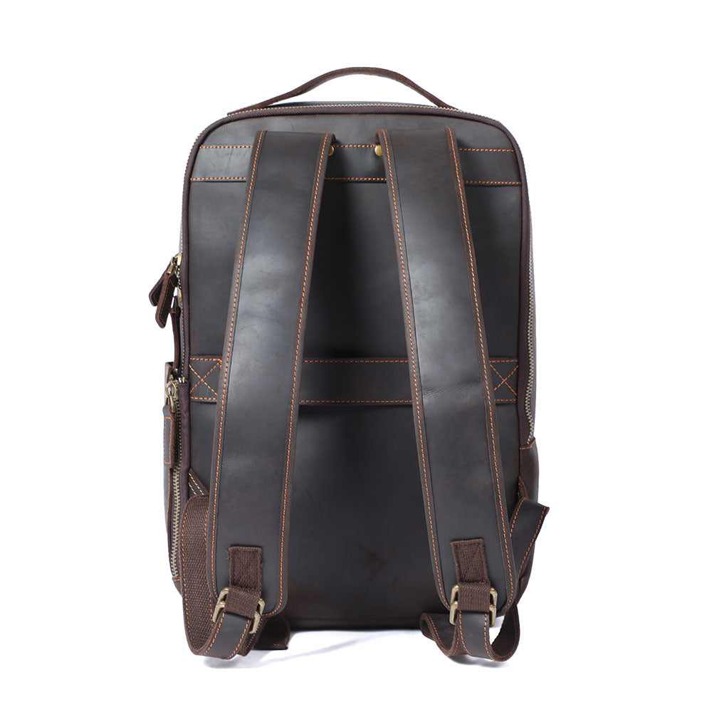Ellis | Vintage Leather Laptop Backpack