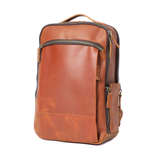 Ellis | Vintage Leather Laptop Backpack