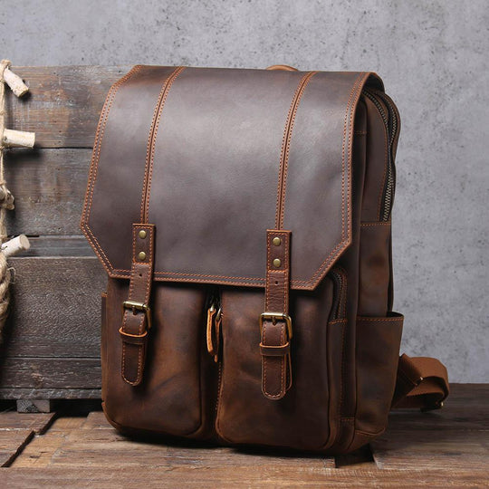 Elan | Vintage Leather Backpack