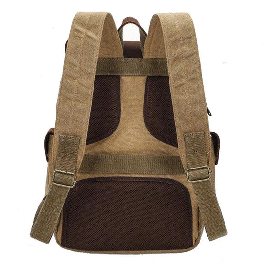 Arvid | Vintage Canvas and Leather Backpack