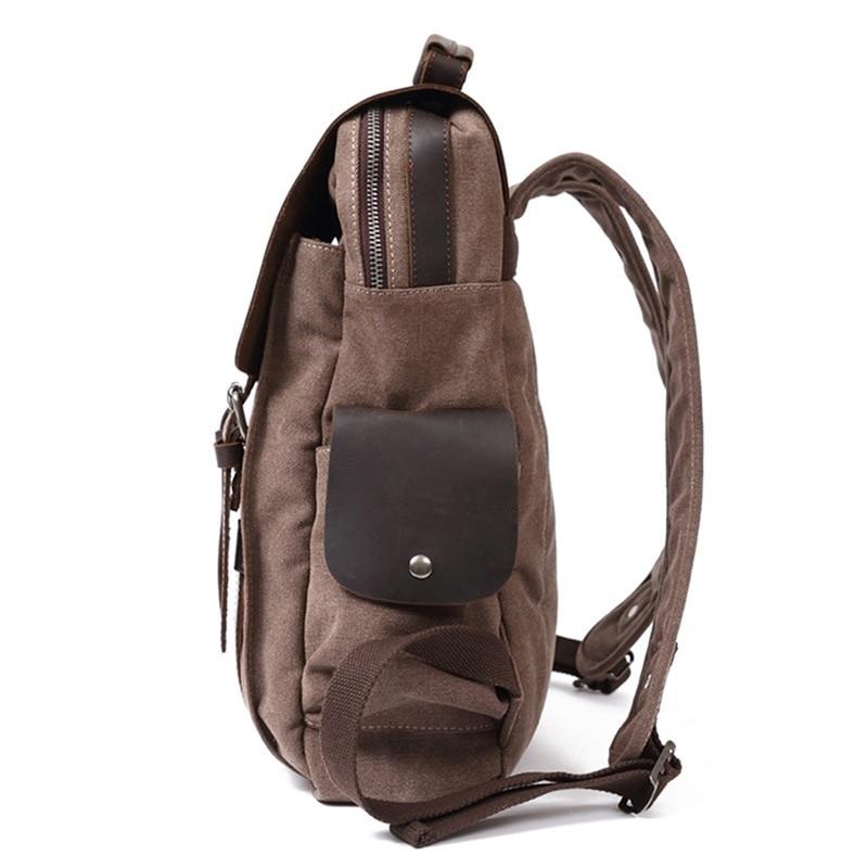 Novera | Vintage Canvas Leather Backpack