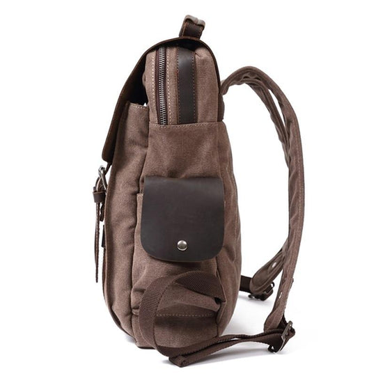 Novera | Vintage Canvas Leather Backpack