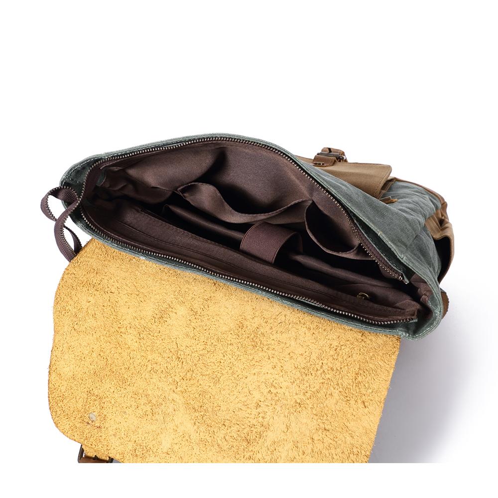 Maven | Vintage Canvas Leather Backpack