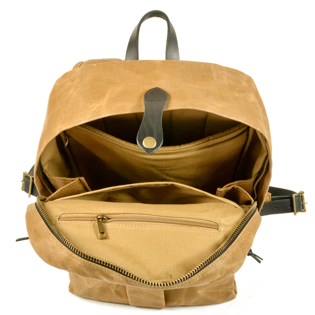 Calder | Canvas and Leather Backpack