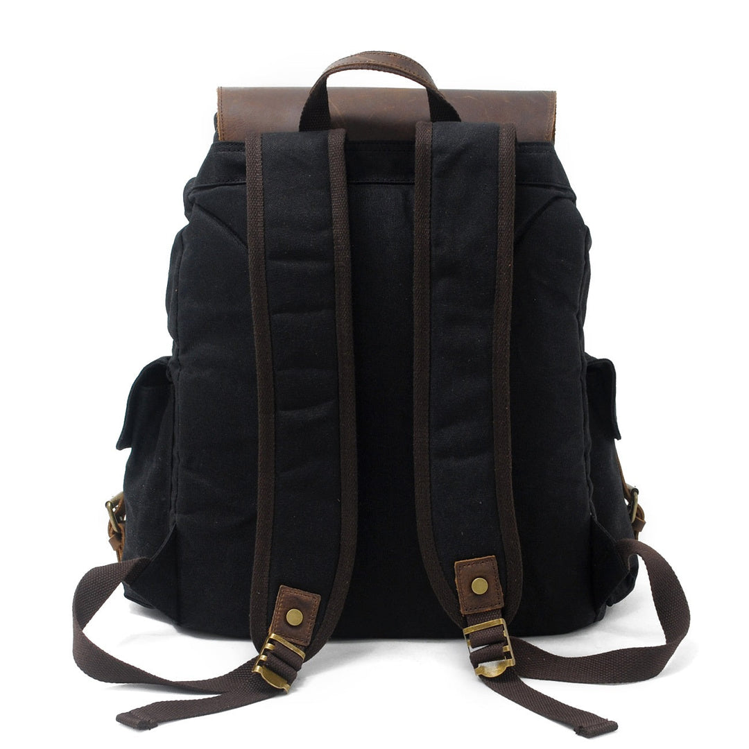 Arven | Vintage Waxed Canvas and Leather Hiking Backpack