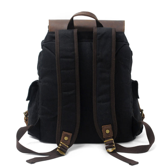 Arven | Vintage Waxed Canvas and Leather Hiking Backpack