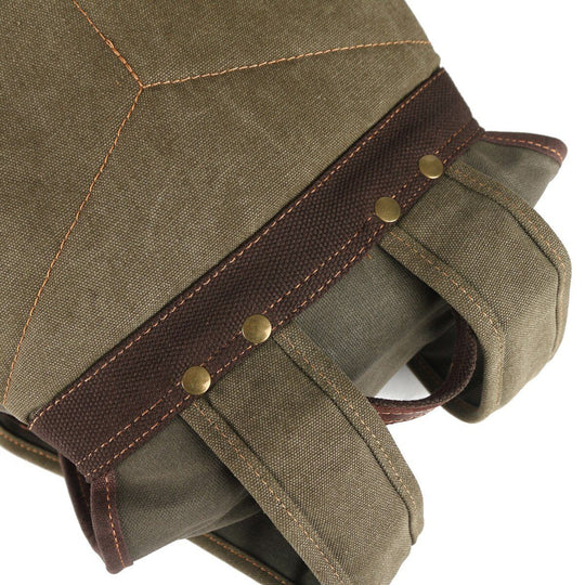 Atlas | Vintage Canvas Leather Hiking Backpack