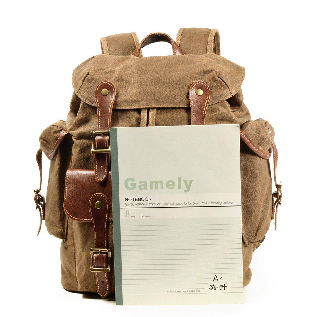 Everest | Vintage Canvas Leather Backpack