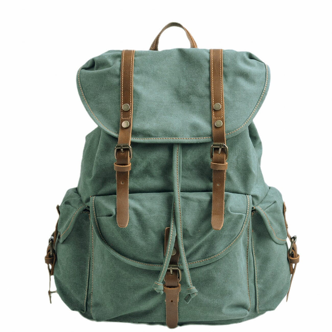 Montis | Vintage Canvas Leather Backpack