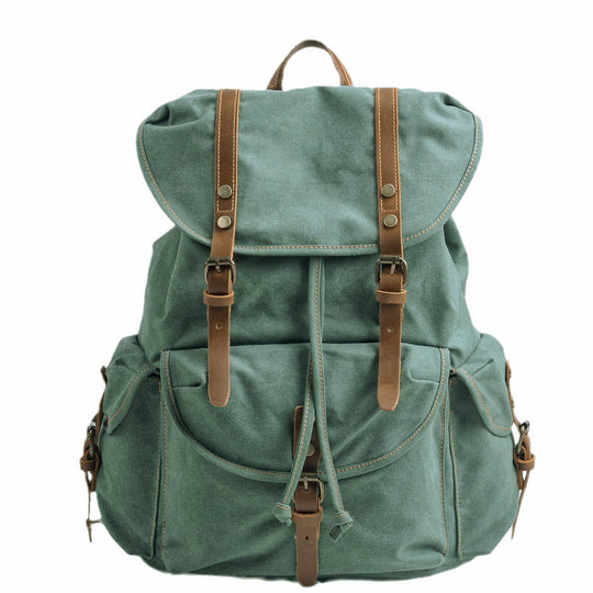 Montis | Vintage Canvas Leather Backpack