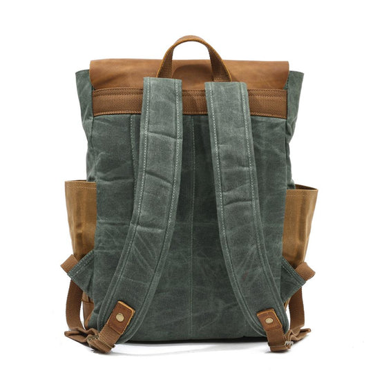 Maven | Vintage Canvas Leather Backpack