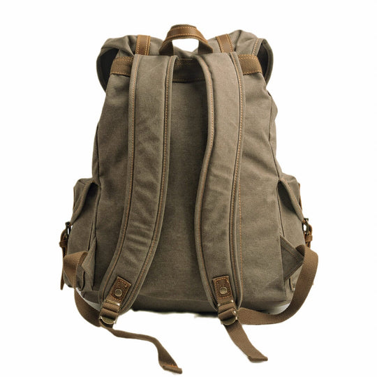 Montis | Vintage Canvas Leather Backpack