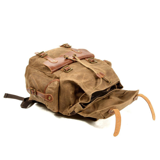Everest | Vintage Canvas Leather Backpack