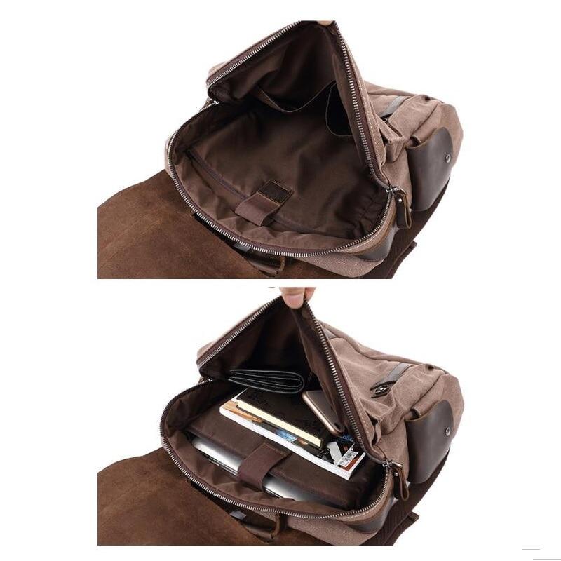 Novera | Vintage Canvas Leather Backpack