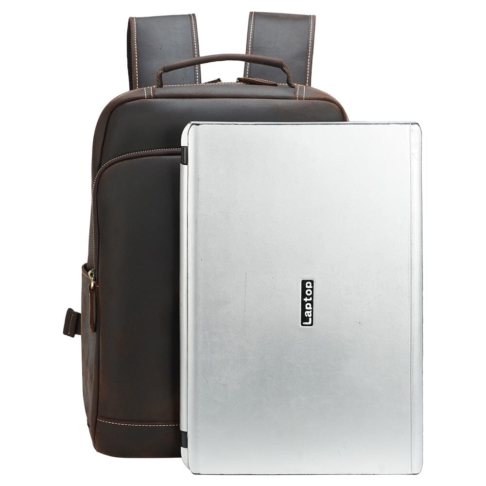 Orin | Leather Laptop Backpack