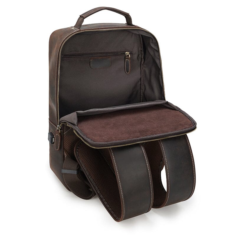 Orin | Leather Laptop Backpack