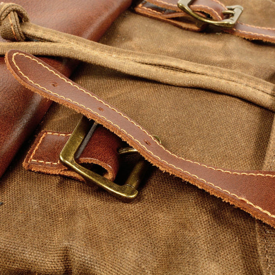 Everest | Vintage Canvas Leather Backpack