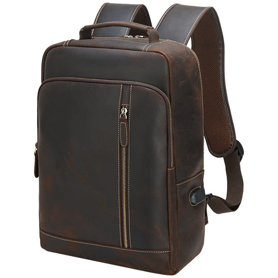 Orin | Leather Laptop Backpack