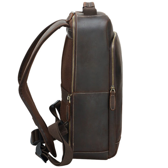 Orin | Leather Laptop Backpack