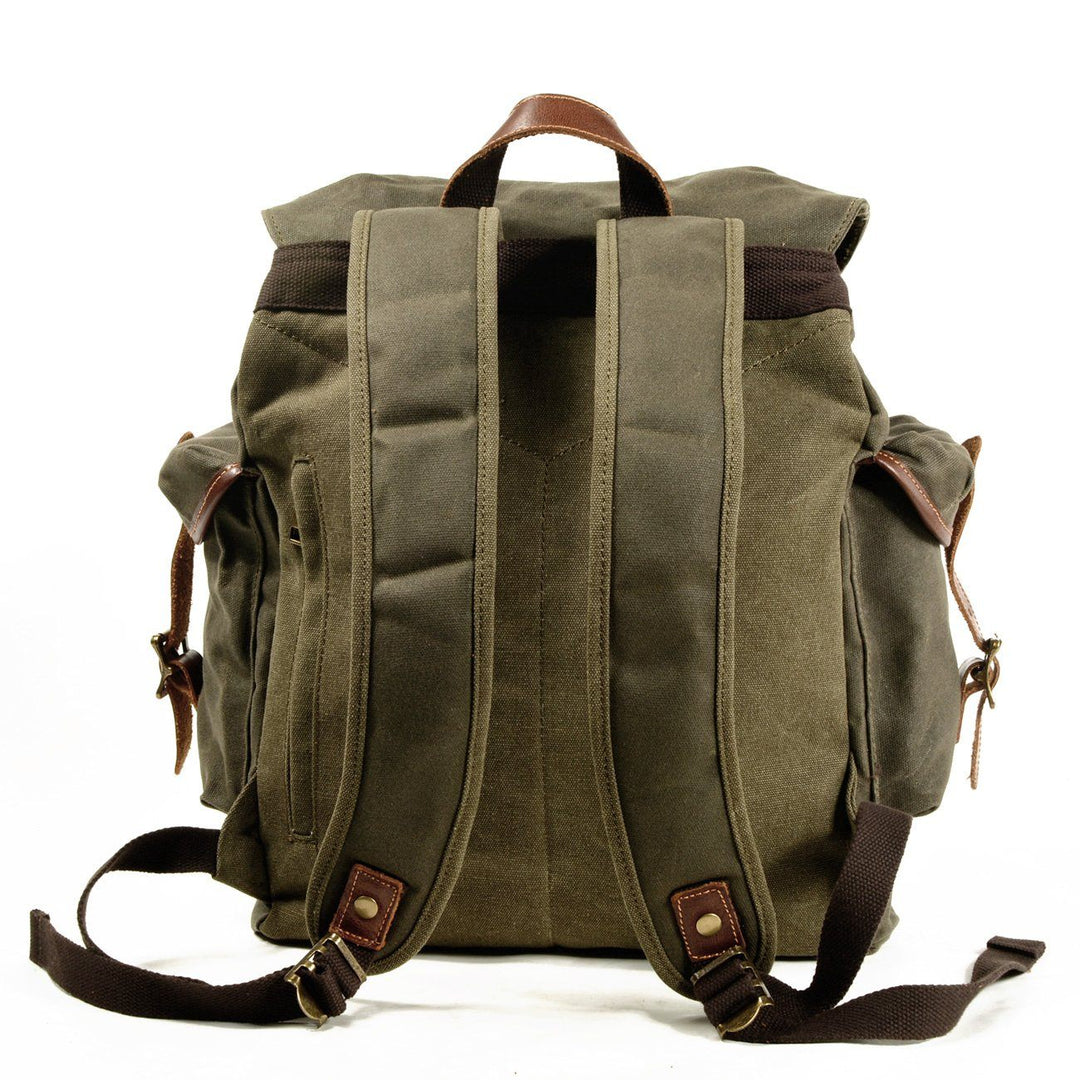 Everest | Vintage Canvas Leather Backpack