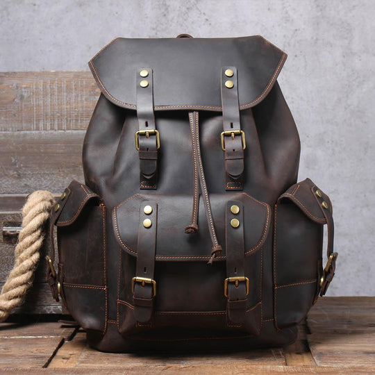 Caelan | Vintage Leather Backpack