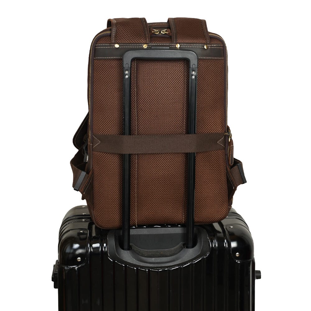 Orin | Leather Laptop Backpack