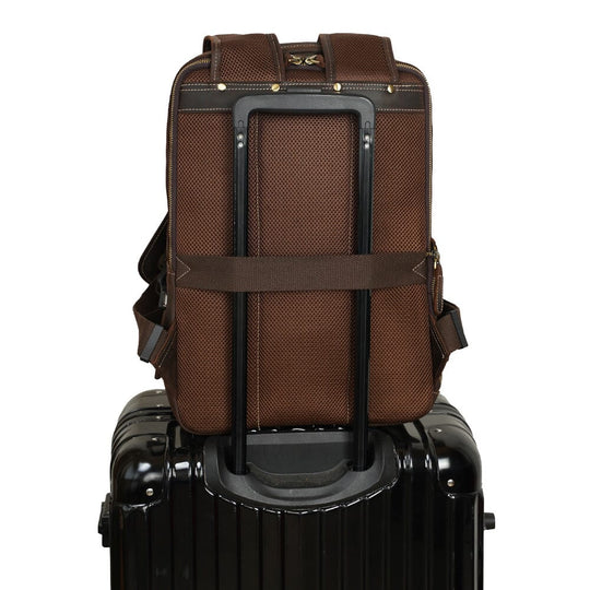 Orin | Leather Laptop Backpack