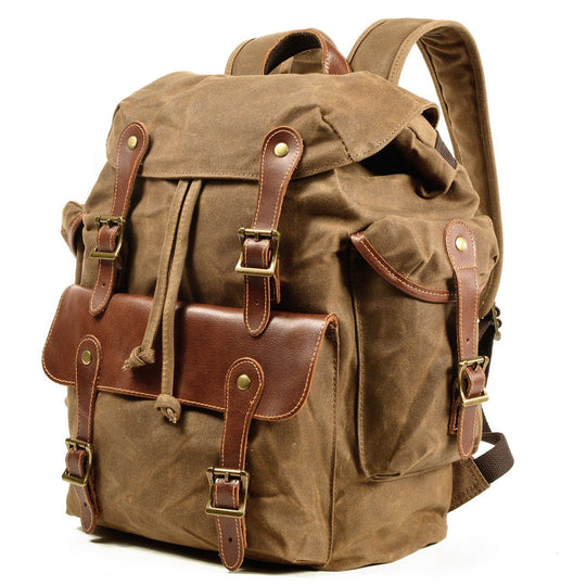 Everest | Vintage Canvas Leather Backpack