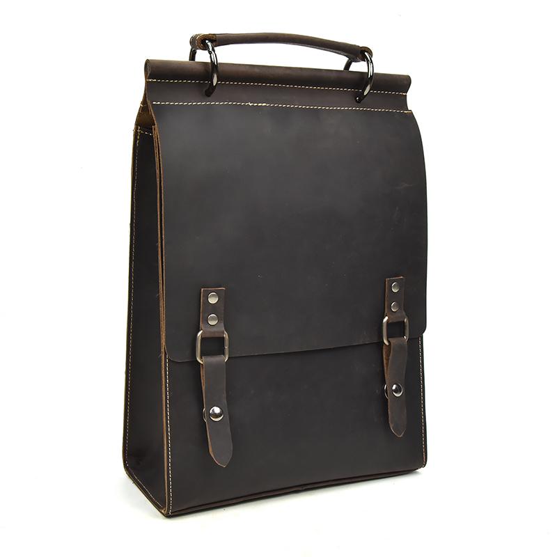 Rhett | Convertible Leather Backpack Handbag