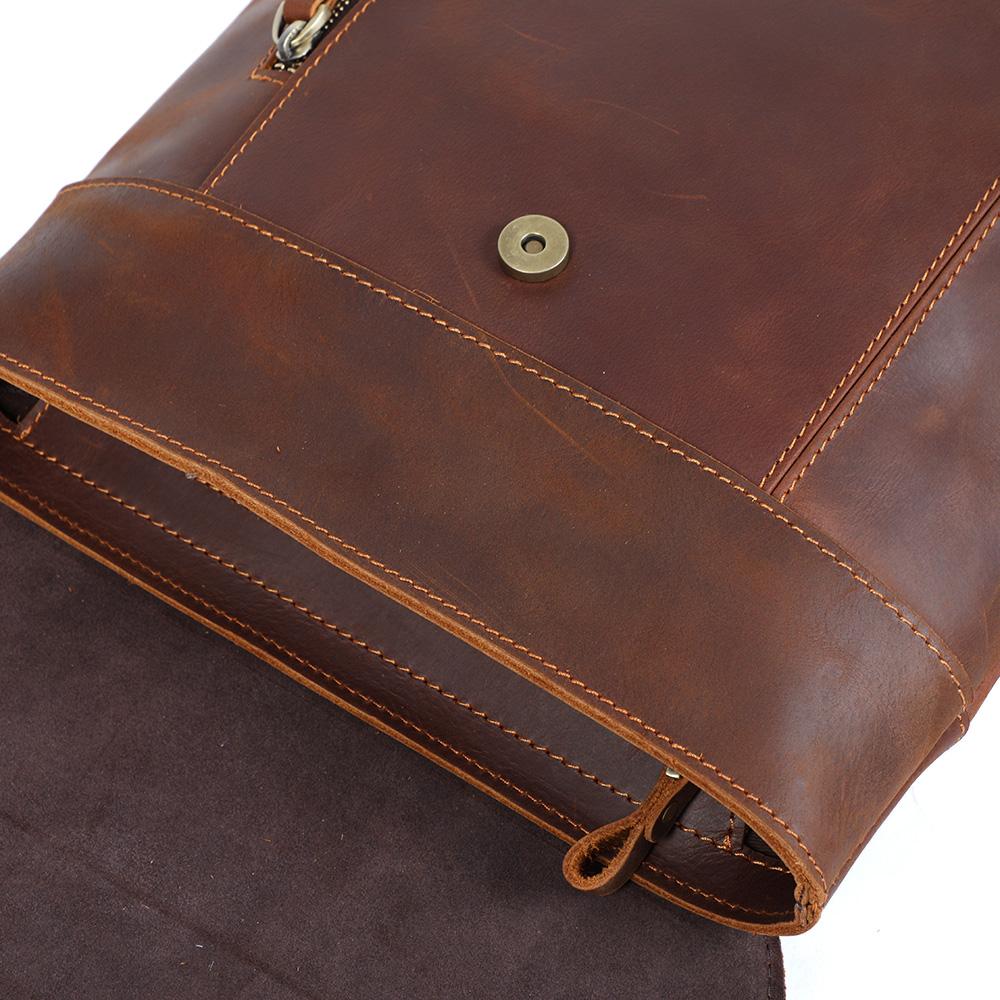 Mavi | Compact Leather Backpack