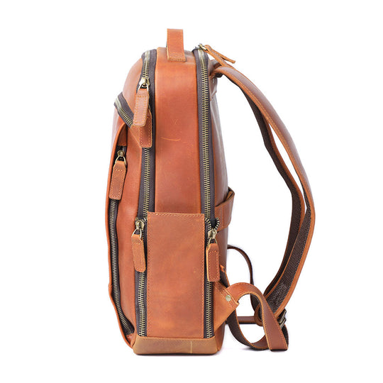 Ellis | Vintage Leather Laptop Backpack