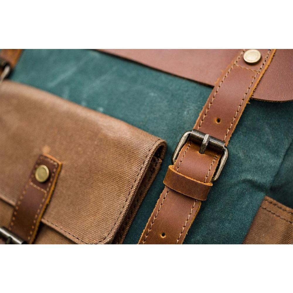 Maven | Vintage Canvas Leather Backpack