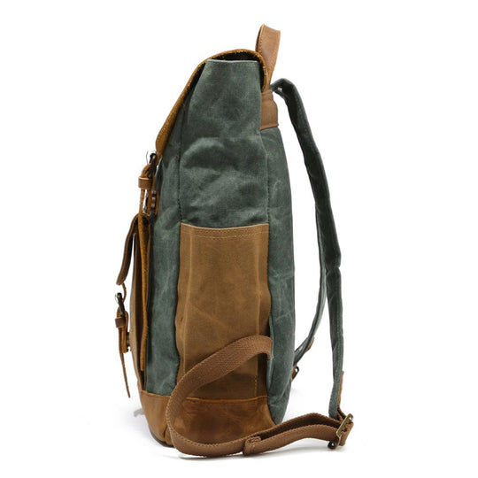 Maven | Vintage Canvas Leather Backpack