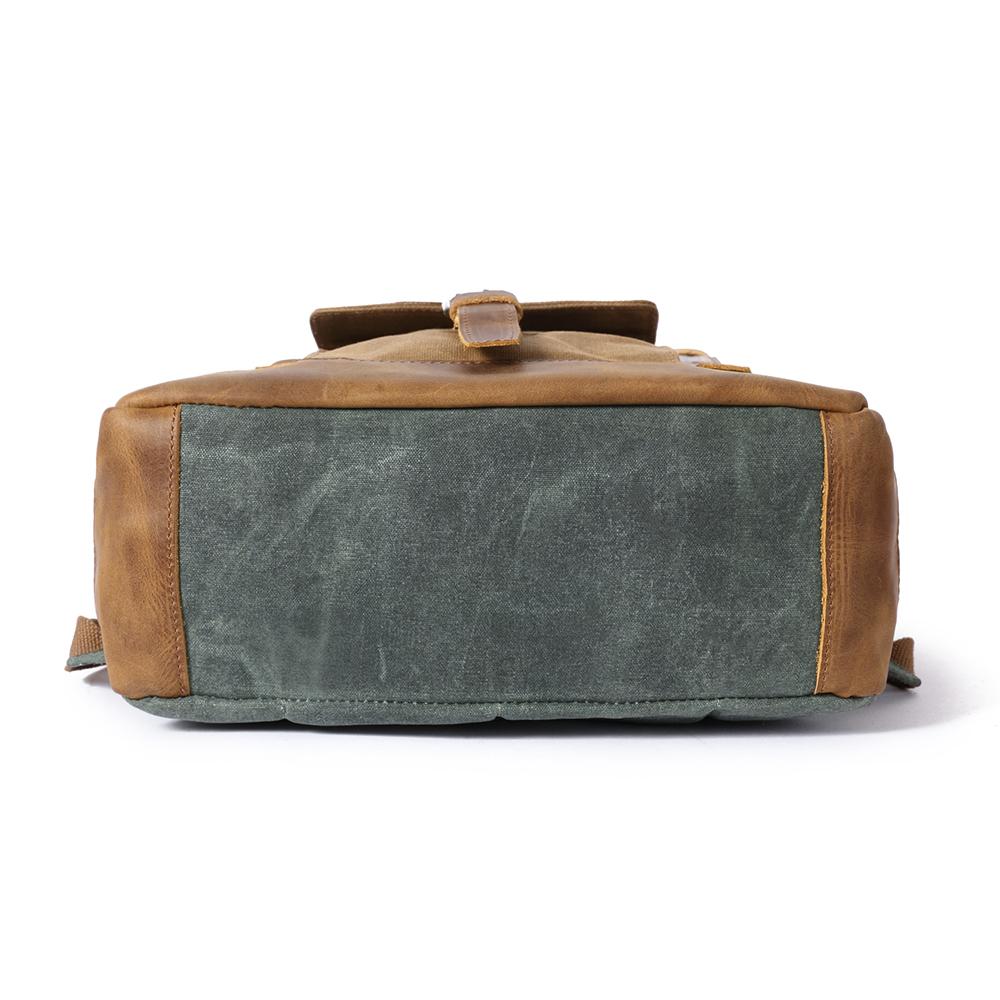 Maven | Vintage Canvas Leather Backpack